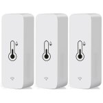 Hygrom�tre wifi smart thermom�tre, mini capteur num�rique de temp�rature & d'humidit� int�rieure, capteur ...