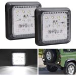 2pcs feu arrière led pour remorque, carrés feux remorque led 24v blanc feux de frein arrière feux antibrouilla ... 2pcs feu arrière led pour remorque, carrés feux remorque led 24v blanc feux de frein arrière feux antibrouilla ...