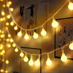 Guirlande lumineuse led d'extrieur ? avec 100 ampoules, lumires de nol dcoratives, guirlande lumineuse ...