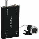 Lampe frontale pour loupe binoculaire mdicale - portable, noir