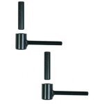 I. n. g. fixations - gonds de volet standard, diam�tre 12 mm, noir