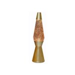 I - total - lampe � lave magma & glitter (gold glitter)