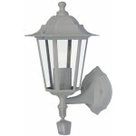 Applique montante e27 60w d�tecteur - blanc