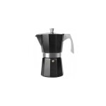 Ibili - cafeti�re � induction en aluminium noir 3 - 6t. evva 623106