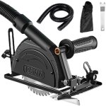 Ibuyke - 5pcs angle grinder bracket kit, adjustable angle 0 - 45 angle grinder base, cutting depth 040mm ...