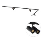 Iconic - syst�me de rail spot luminaire plafond, plafonnier compatible pour led - 6 lumi�re - l 320 cm ...