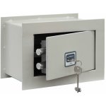 Ideal 5 271300 coffre - fort � emmurer, 5mm, ouverture � cl�, petit 18 x 26 x 15 cm, 4 l gris clair - ...