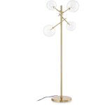 Ideal lux - equinoxe lampadaire � 4 bras multiples en laiton