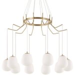 Ideal lux - karousel - luminaire suspendu au plafond en laiton satin�