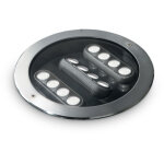 Ideal lux - led ext�rieur encastr� sol & decking acier ip67, 3000k