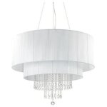 Ideal lux opera - luminaire suspendu au plafond blanc