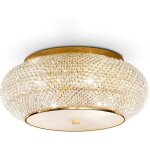 Ideal lux - pasha' - plafonnier � 14 ampoules or