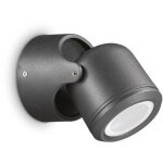 Ideal lux - xeno - applique murale ext�rieure � 1 ampoule noire ip44, gu10
