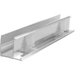 Idralite - profil mural en aluminium chrom� pour cabine et porte de douche h 198