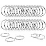 100 pices anneau cl - nickel ronds - mtal alliage - pour accueil voiture cls pendentifs diy art artisanat ...