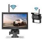 Camra de surveillance interieur / exterieur camra de recul sans fil + kit de moniteur lcd 7' 12 v - ...