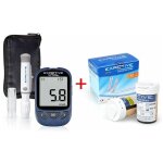 Ikodm - kit de test de glycémie, lecteur de glycémie pour diabète avec 50 bandelettes de test Ikodm - kit de test de glycémie, lecteur de glycémie pour diabète avec 50 bandelettes de test