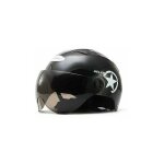 Moteur �lectrique pour casque de scooter et v�lo - visage ouvert - demi casquette de baseball - anti ...