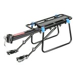 Vélo porte bagage, porte vélos réglable, charge maximale 75 kg, alliage d'aluminium vélo racks avec, ... Vélo porte bagage, porte vélos réglable, charge maximale 75 kg, alliage d'aluminium vélo racks avec, ...