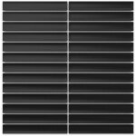 Ilcom - mosa�que en c�ramique sur maille pour salle de bain ou cuisine 29, 6 cm x 30 cm - black piano ...