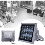 Illuminateur infrarouge 15 led angle de 45  pour vision nocturne tanche 100 m projecteur infrarouge ...