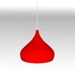 Iluminashop - plafonnier coppen rouge - ledme - lm8909