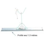 Imer - profil aluminium 1. 5 m pour rgle vibrante