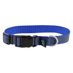 Collier motifs rflchissants bleu fidelami - scurit et style pour vos promenades nocturnes - m 35 ...