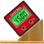 Inclinomtre numrique 2 boutons, lcd rapporteur d'angle numrique avec magntique, 4x90 etanche mesureur ...
