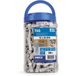 Index - seau de cheville quadruple expansion pour tout type de materiaux - nylon �8 x 40 - seau de 500 ...