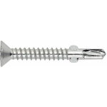 Index - vis autoperceuse avec pointe foreuse � 2 ailettes - t�te frais�e - empreinte torx - zingu�e 5, ...
