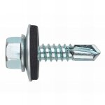 Index - vis autoperceuse - tte hexagonale avec collerette estampe - rondelle vulcanise acier / epdm ...