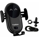 Induction sans fil voiture, automatic clamping chargeur induction voiture rotation 360� chargeur telephone ...