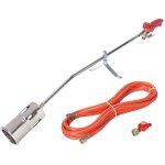 Industrial romaxi kit br�leur � r�chauffer avec tuyau de propane de 5 m et r�gulateur de propane � d�bit ...