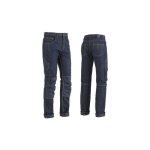Industrial starter - miner jeans pantalon stretch multi - poches cotton work construction tilers (l)