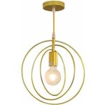 Industriel suspension luminaire rtro lustre plafonnier vintage noir lampe cage clairage de plafond ...