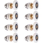 Ineasicer - 8 pi�ces roulettes douche 25mm, roulette porte coulissante douche roulement pour porte de ...