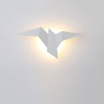 Ineasicer - creative gomtrie forme d'oiseau 3000k 3w led applique murale moderne salon chambre alle ...
