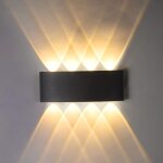 Ineasicer moderne applique murale led, 10w lumière blanc chaud 3000k, applique murale étanche ip65, décorative ... Ineasicer moderne applique murale led, 10w lumière blanc chaud 3000k, applique murale étanche ip65, décorative ...