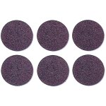 Inferramenta - cf 12 pia ces patins en feutre auto - adha sifs pour chaises marron mm 20 sous assises ...