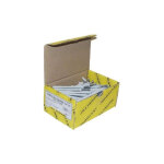 Ing fixations - cheville � frapper, t�te frais�e, avec clou, vis tf 8 / 80 / 120, 50 pi�ces