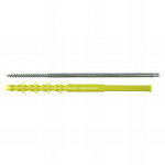 Ing fixation ? fixations de descente d'eaux pluviales m8 x 210 mm ? cheville d. 10 x 200 mm ? zingu� ...