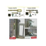 Ing fixation - kit de fixation de pivot de portail fix� � l'aide de r�sine - pour portail acier avec ...