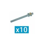 Ing fixations - tige filetée m12 x 115 - sachet de 10 - a060080 Ing fixations - tige filetée m12 x 115 - sachet de 10 - a060080