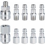 Inhhub raccord de compresseur 1 / 4 bsp raccord rapide air comprim� raccords pour tuyau compresseur embout ...