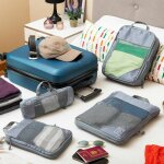 Sacs de rangement  compression pour valises compakube innovagoods 4 pices