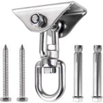 Innovant crochet de plafond avec 304 acier inoxydable 500kg capacit� 360� rotation, suspension pour b�ton ...