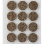Inofix - 2763b20 feutre adhesif di�metro22 laine - bl - 12 m marron 8414419400245