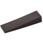 Inofix - bute de porte plastique marron - lot de 3 rsistante et discrte