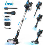 Inse - aspirateur sans fil 6 en 1 pour voiture, poils d'animaux, tapis, capacit� de poussi�re de 1. 2 ...